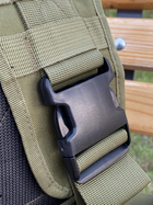 Тактический рюкзак сумка на плечо Tactic Backpack 10л 28х10х20 см (Olive) - изображение 7