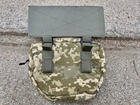 Тактичний підсумок (напашник) швидкознімний підвищеної щільності Cordura 1000d (Україна) Піксель - зображення 1