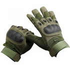 Рукавички Тактичні із Закритими Пальцями Зелений Clefers Tactical GLFR розмір L - Військові Осінньо-Зимові (5002113) - зображення 4