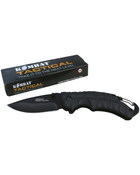 Ніж KOMBAT UK Gator Lock Knife LGSS-E985 Uni чорний (kb-lgsse986-blk) - зображення 4