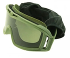 Защитные очки тактические STS Black, защитная маска со сменными линзами - изображение 1