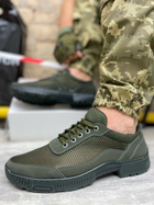 Тактические кроссовки с перфорацией Olive 44 (28.5 см) - изображение 1