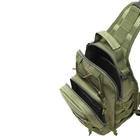 Тактический штурмовой военный рюкзак сумка Outdoor Tactics Z6 (с системой MOLLE) 6 литров Олива - изображение 3