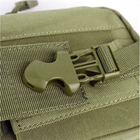 Тактический поясной подсумок Outdoor Tactics ZK1, сумка для телефона. Зеленый. - изображение 5