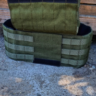 Защитный жилет под плиты с 3мя подсумками на липучке, зеленый - изображение 10