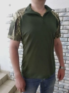Военная тактическая рубашка с коротким рукавом Убакс 44 Хаки Пиксель - изображение 3