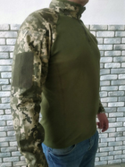 Военная тактическая рубашка с длинным рукавом Убакс 56 Олива Пиксель - изображение 3