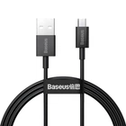 Кабель для быстрой зарядки BASEUS Micro USB to USB Superior Series Fast Charging |1m, 2A| Black (CAMYS-01)