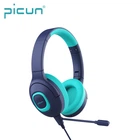 Дитячі дротові навушники Picun Q5 Dark Cyan