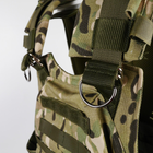 Військова армійська плитоноска Жилет тактичний швидкознімний IT-1 Мультикам - зображення 8