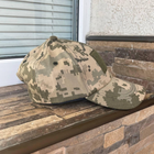 Тактическая боевая военная кепка с липучкой ВСУ Хаки Пиксель 6627 размер универсальный - изображение 7