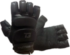 Рукавички тактичні шкіряні без пальців Tactigear PS-8801 Patrol M Black (8801BK3-M) - зображення 1