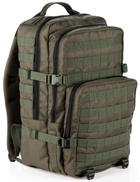 Рюкзак тактичний 35 літрів об'єм, чоловічий тактичний рюкзак 35л, водовідштовхуючий оксфорд, відділ для ноутбука до 17", Bounce ar. RT-35L, колір хакі (зелений) - зображення 2