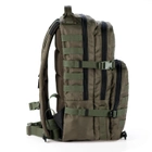 Рюкзак тактичний 35 літрів об'єм, чоловічий тактичний рюкзак 35л, водовідштовхуючий оксфорд, відділ для ноутбука до 17", Bounce ar. RT-35L, колір хакі (зелений) - зображення 7