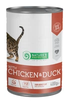 Влажный корм Nature's Protection Sterilised Chicken&Duck 400 г