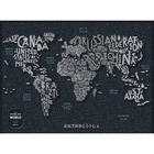 Скретч Карта Світу LETTERS World