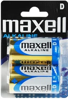 Щелочная батарейка Maxell Alkaline D/LR20 2 шт/уп (4902580161170)