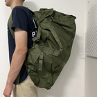 Велика тактична сумка-рюкзак на 90 літрів BT1-90 олива - зображення 8