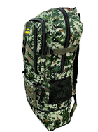 Рюкзак раскладной пиксель камуфляж 40/50л тактический, армейский, военный, туристический, походный - изображение 3