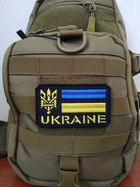 Нашивка на липучці ''UKRAINE'' - зображення 2