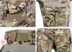 Тактичний військовий костюм YAKEDA G3 Multicam Убакс та Штани із захистом колін М Multicam YK0020807 - зображення 3