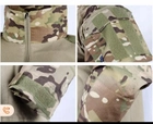 Тактический военный коcтюм YAKEDA G3 Multicam Убакс и Штаны с Защитой колен М Multicam YK0020807 - изображение 8