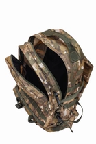 Тактический походный крепкий рюкзак 40 литров цвет Мультикам 161-1 KS - изображение 6