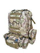 Рюкзак тактический штурмовой зсу 50 л, рюкзак военный мультикам, походный ВСУ - зображення 1