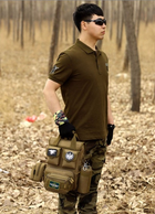 Військова тактична сумка Захисник 165 хакі - зображення 10