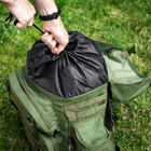 Тактичний водонепроникний рюкзак HIMARS Tactical waterproof backpack темно-зелений - зображення 4
