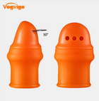 Острый нож на большой палец для удобной резки лозы Комплект для большого пальца с лезвием Vogvigo Оранжевый - изображение 1
