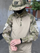 Рубашка мужская военная тактическая с липучками под шевроны ВСУ (ЗСУ) Убакс Турция XL 6585 хаки - изображение 6