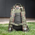 Тактичний Військовий рюкзак на 30 л Камуфляж Вудленд з системою MOLLE DOMINATOR Woodland Штурмовий + Тактичні рукавички - зображення 8
