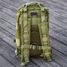 Тактический Военный рюкзак на 30 л Хаки с системой MOLLE DOMINATOR Olive Армейский Штурмовой + Тактические перчатки - изображение 15