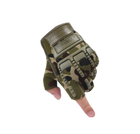 Перчатки тактические RUIN HAWK в стиле милитари камуфляж М 03280 - изображение 1
