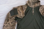 Рубашка тактическая боевая Убокс (кулир) Хаки -Пиксель зеленый раз. XXXL - изображение 3