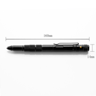 Ручка мультитул с ножом и фонариком RovTop многофункциональная Чёрные 0,5 мм - изображение 6