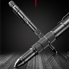 Ручка мультитул з ножем та ліхтариком RovTop багатофункціональна Чорні 0,5 мм - зображення 8