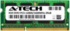 Оперативная память A-Tech 4GB DDR3-1600 (PC3-12800) SODIMM 2Rx8 Replacement for KVR16S11/4