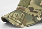 Военная Кепка-Бейсболка Кепка Тактическая С Липучкой Кепка Мультикам - изображение 5