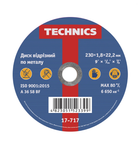 Диск відрізний Technics по металу 230 х 1.8 х 22 мм (17-717)