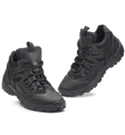 Кросівки тактичні чоловічі демісезонні, кросівки тактичні чоловічі, натуральна шкіра та кордура, розмір 45, Bounce ar. TRFI-2345, колір чорний - зображення 1