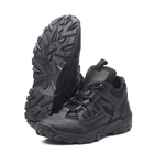 Кросівки тактичні чоловічі демісезонні, кросівки тактичні чоловічі, натуральна шкіра та кордура, розмір 43, Bounce ar. TRFI-2343, колір чорний - зображення 3