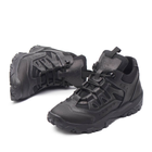 Кросівки тактичні чоловічі демісезонні, кросівки тактичні чоловічі, натуральна шкіра та кордура, розмір 43, Bounce ar. TRFI-2343, колір чорний - зображення 4