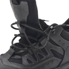 Кросівки тактичні чоловічі демісезонні, кросівки тактичні чоловічі, натуральна шкіра та кордура, розмір 43, Bounce ar. TRFI-2343, колір чорний - зображення 8