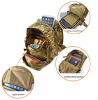 Тактический штурмовой рюкзак SILVER KNIGH TY-9900 объем 30 л. Цвет Мультикам. - изображение 9
