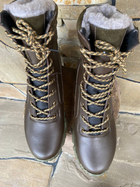 Берці зимові черевики тактичні чоловічі, туфлі тактичні чоловічі берці зимові, натуральна шкіра, розмір 46, Bounce ar. TM-VN-1946, колір коричневий - зображення 5