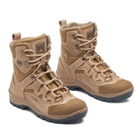 Берці зимові черевики тактичні чоловічі, туфлі тактичні чоловічі берці зимові, натуральна шкіра, розмір 47, Bounce ar. YQ-FD-8247, колір койот - зображення 9