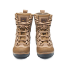 Берцы зимние ботинки тактические мужские, черевики тактичні чоловічі берці зимові, натуральна шкіра, размер 46, Bounce ar. YQ-FD-8246, цвет койот - изображение 4