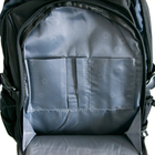 Міський рюкзак 7608 Чорний, туристичний рюкзак тактичний 35л (VS7005300) - изображение 7